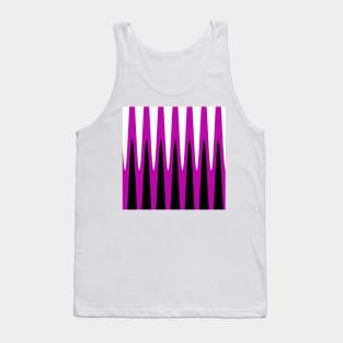 Wave Design Pink Tank Top